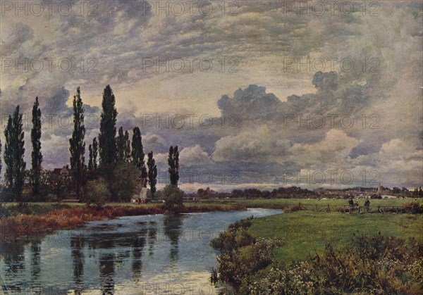 Poplars in the Thames Valley', late 19th century, (1935).