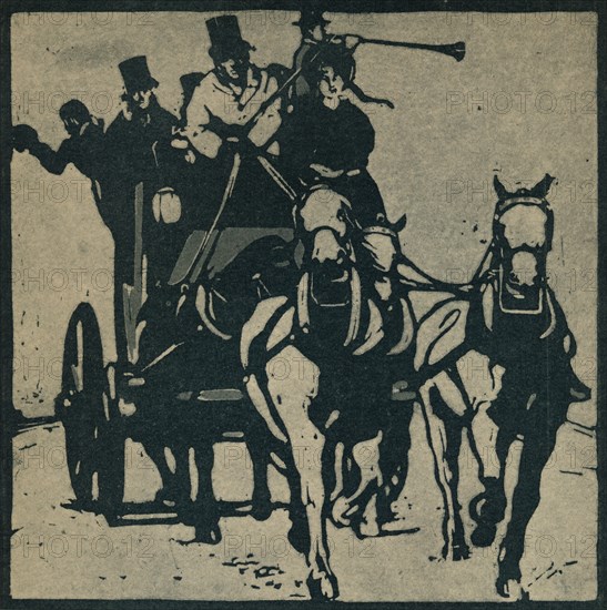 The Four-In-Hand', c1898, (1935).