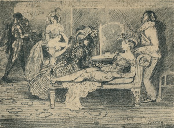 The Green Room', c1904, (1935).