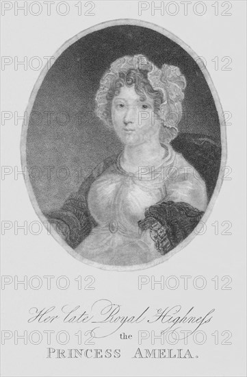Her late Royal Highness the Princess Amelia', 1810.