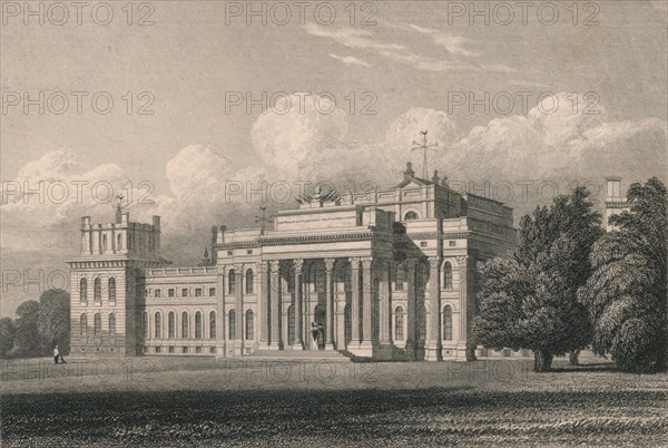 Blenheim, South East View, Oxfordshire', 1831.