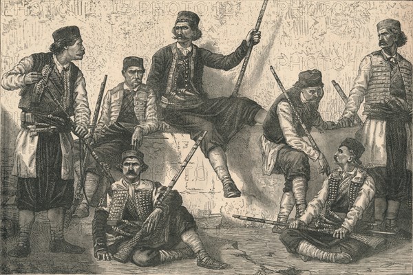 Group of Montenegrins', c1879.
