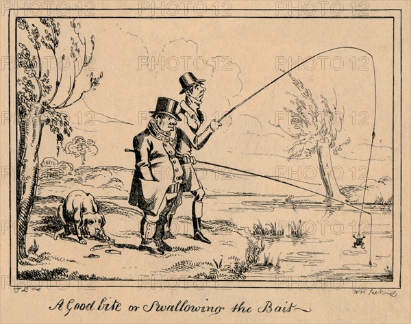 A Good Bite or Swallowing the Bait', 1835.