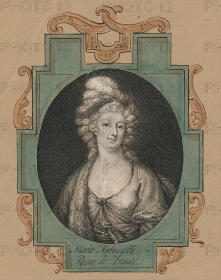 Marie Antoinette, Reine de France', (19th century).