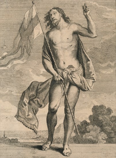 Christ resurrected, mid 17th century.
