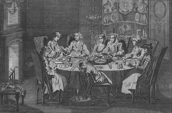 The Passover of the Portuguese Jews', c1730s.