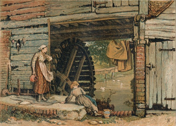 A Surrey Water-Mill', mid-late 19th century.