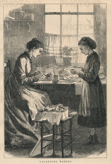 Valentine Makers', 1875.