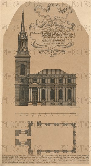 All Saints in Oxford', 1720s.