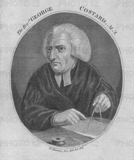 The Revd. George Costard. M.A.', (1805).