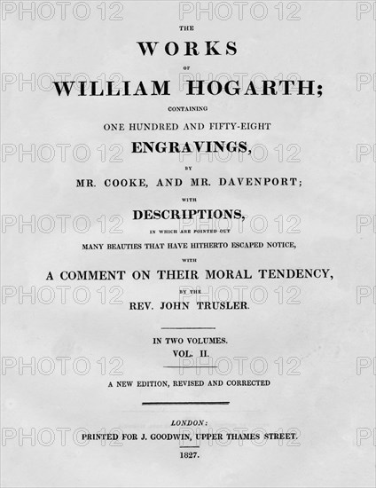 The Works of William Hogarth, Vol II', 1827.