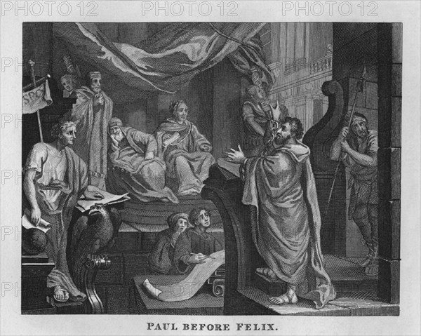 Paul Before Felix', 1807, (1827).