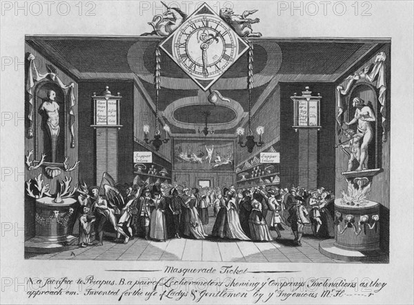 Masquerade Ticket', 1727, (1827).