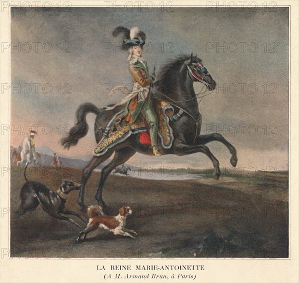 La Reine Marie-Antoinette', 1783.