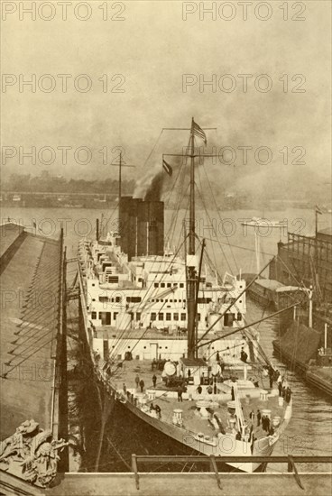 A Famous French Liner, The "Paris" (34,569 Tons)', c1930.