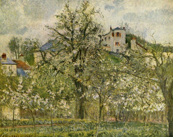 Kitchen-Garden with Flowering Fruit-Trees', 1877, (1939).