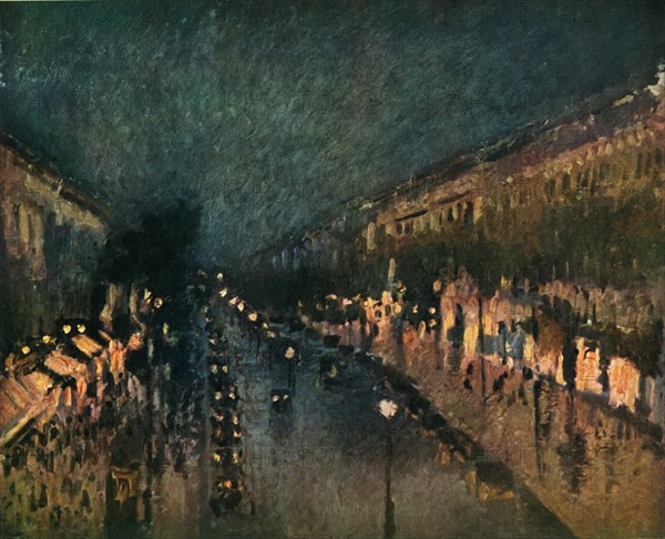 The Boulevard Montmartre at Night', 1897, (1937).