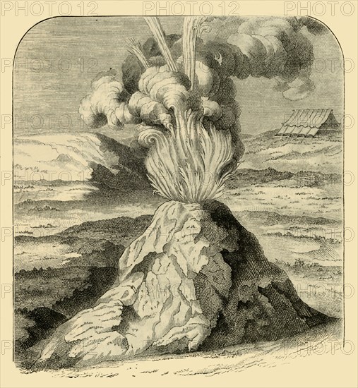 Cotopaxi in Eruption in 1743', 1881.