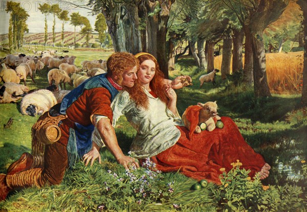 The Hireling Shepherd', 1851, (1948).