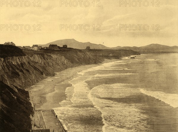 Biarritz - La Cote des Basques, c1930.