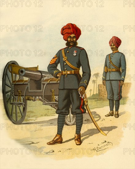 The Bombay Artillery', 1890.