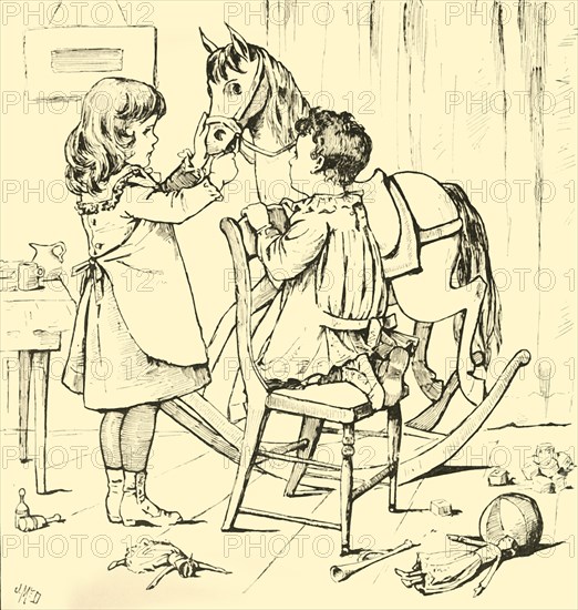 How The Rocking-Horse Ate The Cake', 1881.