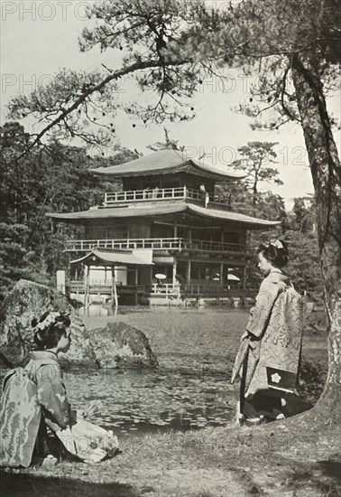 Kinkakuji (The Golden Pavilion)', 1910.