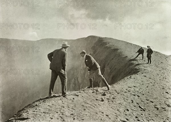 At the Crater's Brink, Asama-Yama', 1910.