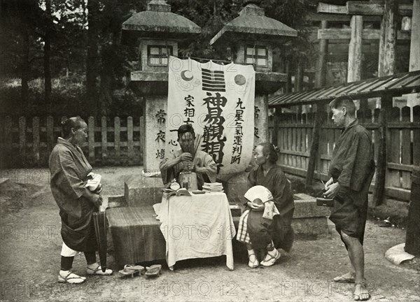 A Fortune-Teller at Inari Temple', 1910.