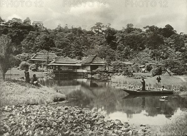 The Ha-Kei-Tei Inn and Garden at Hikone', 1910.