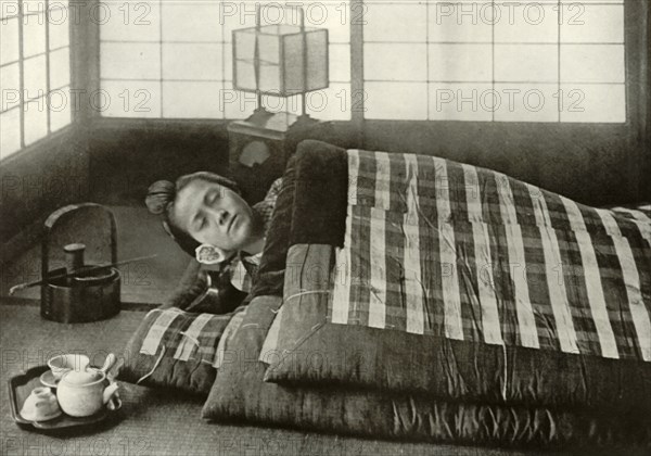 Bed-Time in Japan', 1910.