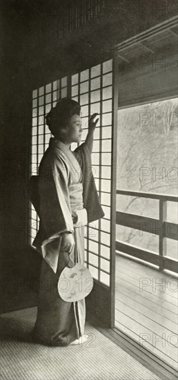 A Study by the Shoji', 1910.