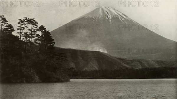 Fuji from Nishi-No-Umi', 1910.