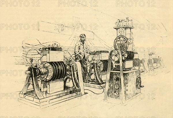 Dynamo-Electric Machines, Worked by Steam, and Producing Magneto-Electricity', 1882.