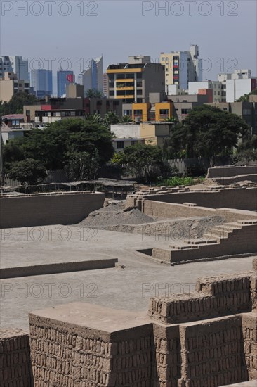 Huaca Pucllana Miraflores, Lima, Peru, 2015.