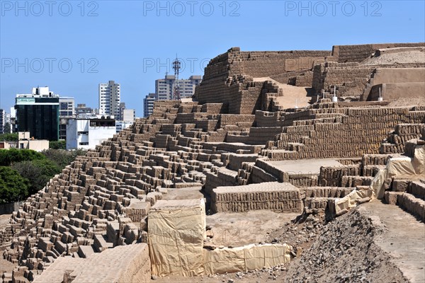 Huaca Pucllana Miraflores, Lima, Peru, 2015.