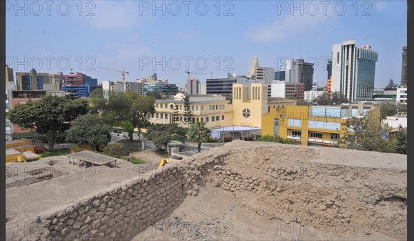 Huaca Huallamarca San Isidro, Lima, Peru, 2015.