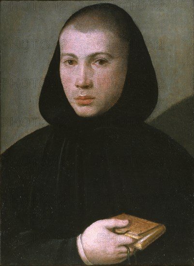 Portrait of a young Benedictine monk, First Half of 16th cen..