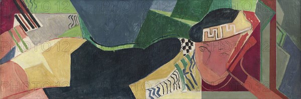 Lying woman, ca 1931.