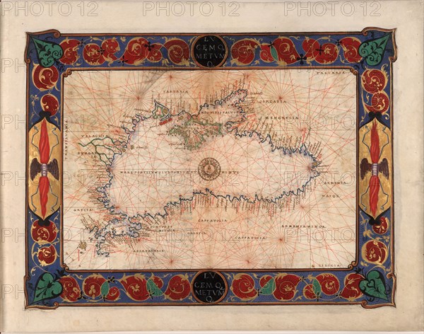 Map of the Black Sea, c. 1544.