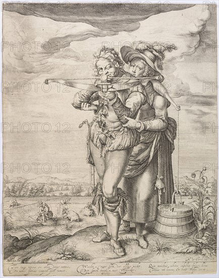The Crossbowman and the Milkmaid, c. 1610.