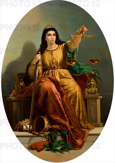 Allegory of Justice, c. 1870.