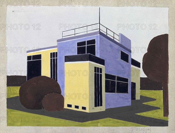 Design for a Detached House, 1923.