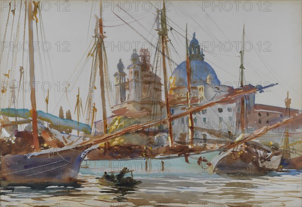 Santa Maria della Salute in Venice, ca 1904-1906.