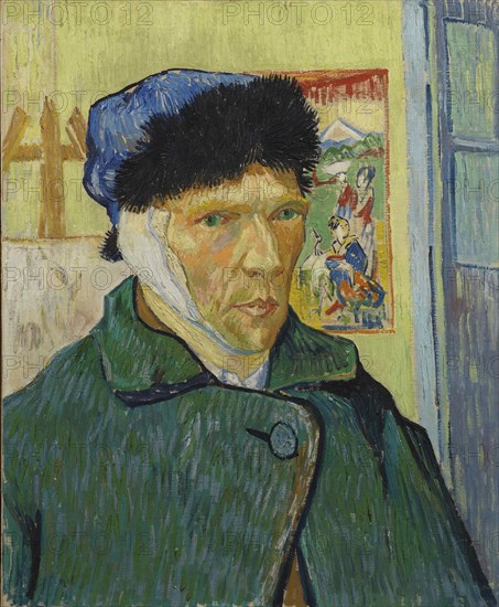 Autoportrait à l'oreille bandée (Self-Portrait with Bandaged Ear), 1889.