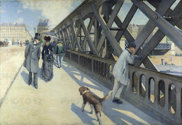 Le Pont de l'Europe , 1876.