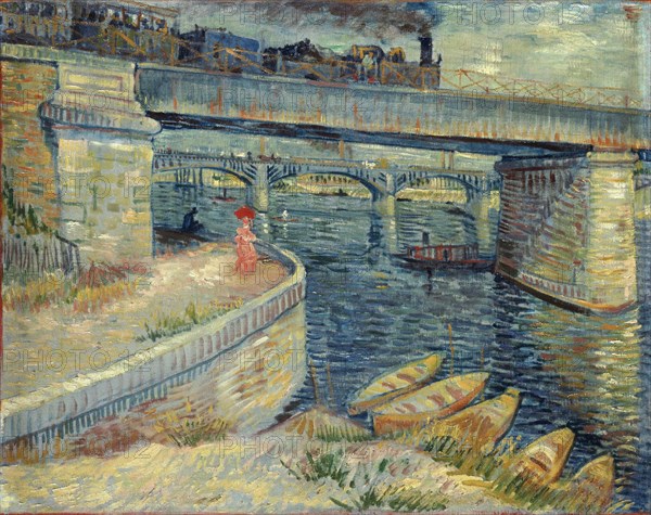 Les Ponts d'Asnières, 1887.