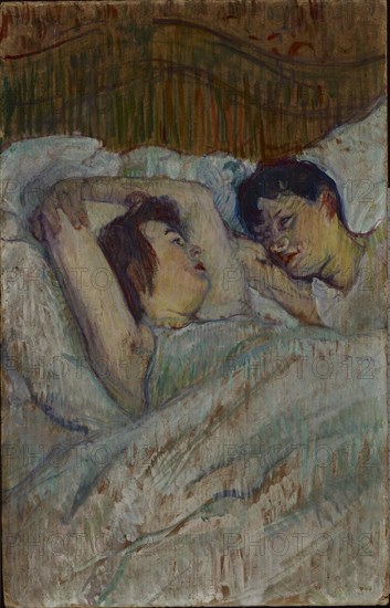 Au lit, 1892.