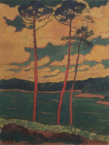 Les Pins rouges, 1888.