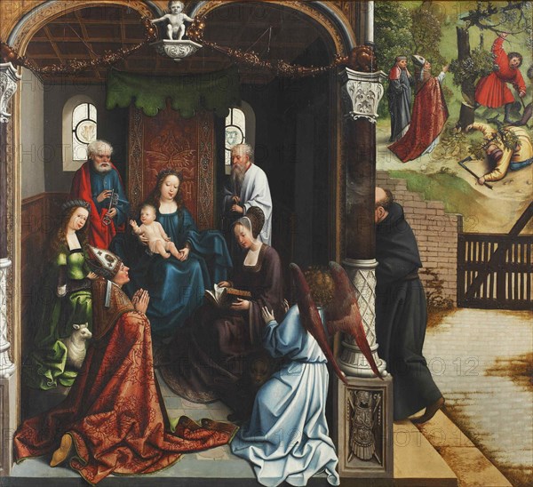 Virgin and Child adored by Saint Martin, 1514.